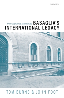 Image for Basaglia's International Legacy: From Asylum to Community