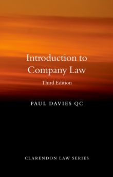 Image for Introduction to Company Law