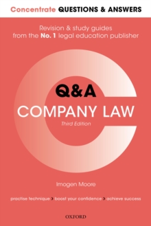 Image for Concentrate Questions and Answers Company Law: Law Q&A Revision and Study Guide