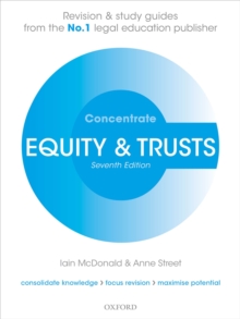 Image for Equity & Trusts Concentrate: Law Revision and Study Guide