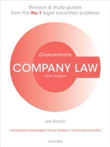 Image for Company Law Concentrate: Law Revision and Study Guide