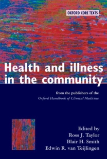 Health and Illness in the Community