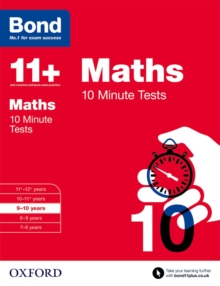 Image for Maths9-10 years,: 10 minute tests