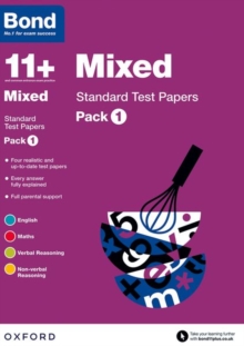 Image for Bond 11+Pack 1: Mixed - standard test papers