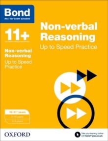 Image for Bond 11+: Non-verbal Reasoning: Up to Speed Papers