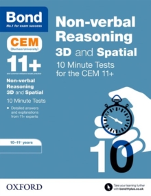 Image for Bond 11+: CEM 3D Non-Verbal Reasoning 10 Minute Tests: Ready for the 2024 exam
