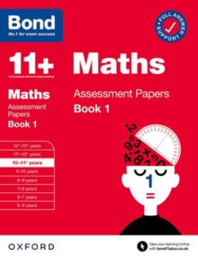 Image for Bond 11+: Bond 11+ Maths Assessment Papers 10-11 yrs Book 1: For 11+ GL assessment and Entrance Exams