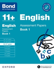 Image for Bond 11+: Bond 11+ English Assessment Papers 10-11 years Book 1: For 11+ GL assessment and Entrance Exams