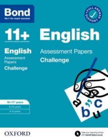 Image for Bond 11+: Bond 11+ English Challenge Assessment Papers 10-11 years: Ready for the 2024 exam