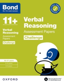Image for Bond 11+: Bond 11+ Verbal Reasoning Challenge Assessment Papers 10-11 years: Ready for the 2024 exam