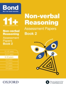 Image for Bond 11+: Bond 11+ Non-verbal Reasoning Assessment Papers 9-10 Book 2