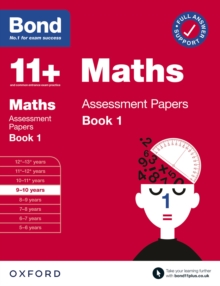 Image for Bond 11+: Maths Assessment Papers Book 1 9-10 Years