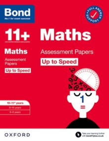 Image for Bond 11+: Bond 11+ Maths Up to Speed Assessment Papers with Answer Support 10-11 years: Ready for the 2024 exam