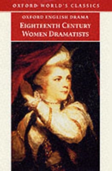 Image for Eighteenth-century Women Dramatists