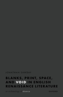 Image for Blanks, Print, Space, and Void in English Renaissance Literature