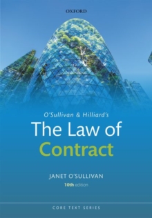 Image for O'Sullivan & Hilliard's The law of contract