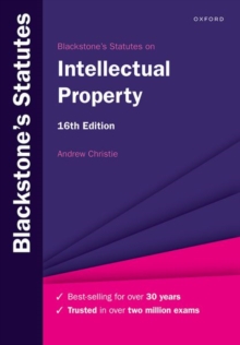 Blackstone’s Statutes on Intellectual Property