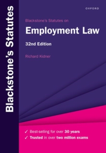 Image for Blackstone's statutes on employment law