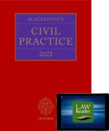Image for Blackstone's Civil Practice 2022 Digital Pack