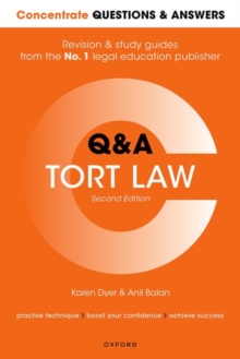 Image for Tort law  : law Q&A revision and study guide