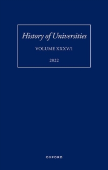 Image for History of Universities XXXV / 1