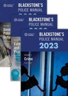 Image for Blackstone's Police Manuals Three Volume Set 2023
