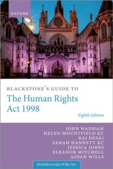 Image for Blackstone's Guide to the Human Rights Act 1998