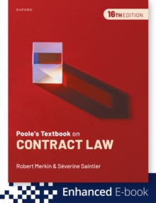 Image for Poole's Textbook on Contract Law