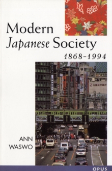 Image for Modern Japanese society, 1868-1994