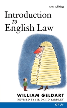Image for Introduction to English law (originally Elements of English law)