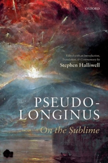 Image for Pseudo-Longinus: On the Sublime