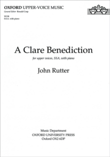 Image for A Clare Benediction