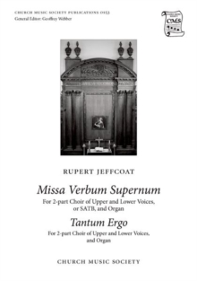 Image for Missa Verbum Supernum and Tantum Ergo