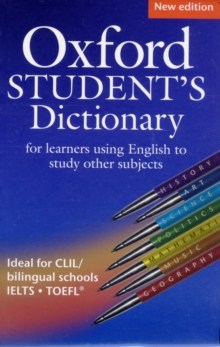 Image for Oxford student's dictionary  : for learners using English to study other subjects