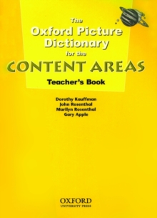Image for The Oxford Picture Dictionary for the Content Areas: Teacher's Book