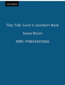 Image for Tiny Talk: 3: Teacher's Book