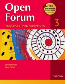 Image for Open forum 3  : academic listening and speaking