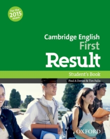 Image for Cambridge English: First Result: Student's Book : Fully updated for the revised 2015 exam