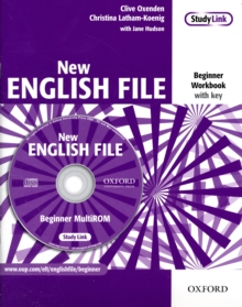 Image for New English File: Beginner: Workbook with key and MultiROM Pack : Six-level general English course for adults