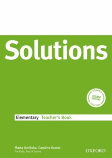 Solutions Elementary: Teacher's Book