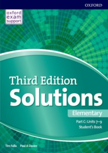 Image for Solutions: Elementary: Student's Book C Units 7-9