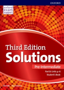 Image for Solutions: Pre-Intermediate: Student's Book B Units 4-6