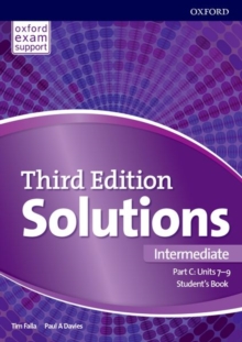 Image for Solutions: Intermediate: Student's Book C Units 7-9