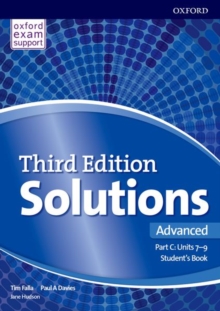 Image for Solutions: Advanced: Student's Book C Units 7-9