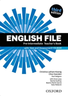 Image for English File third edition: Pre-intermediate: Teacher's Book with Test and Assessment CD-ROM