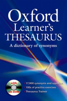 Image for Oxford learner's thesaurus  : a dictionary of synonyms