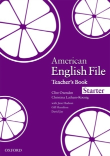 Image for American English File Starter: Teacher's Book