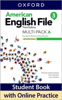 Image for American English File: Level 3: Student Book/Workbook Multi-Pack A with Online Practice