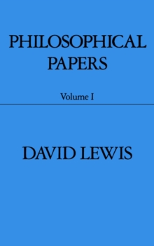 Philosophical Papers: Volume I