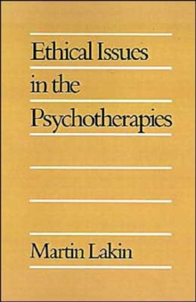 Image for Ethical Issues in the Psychotherapies
